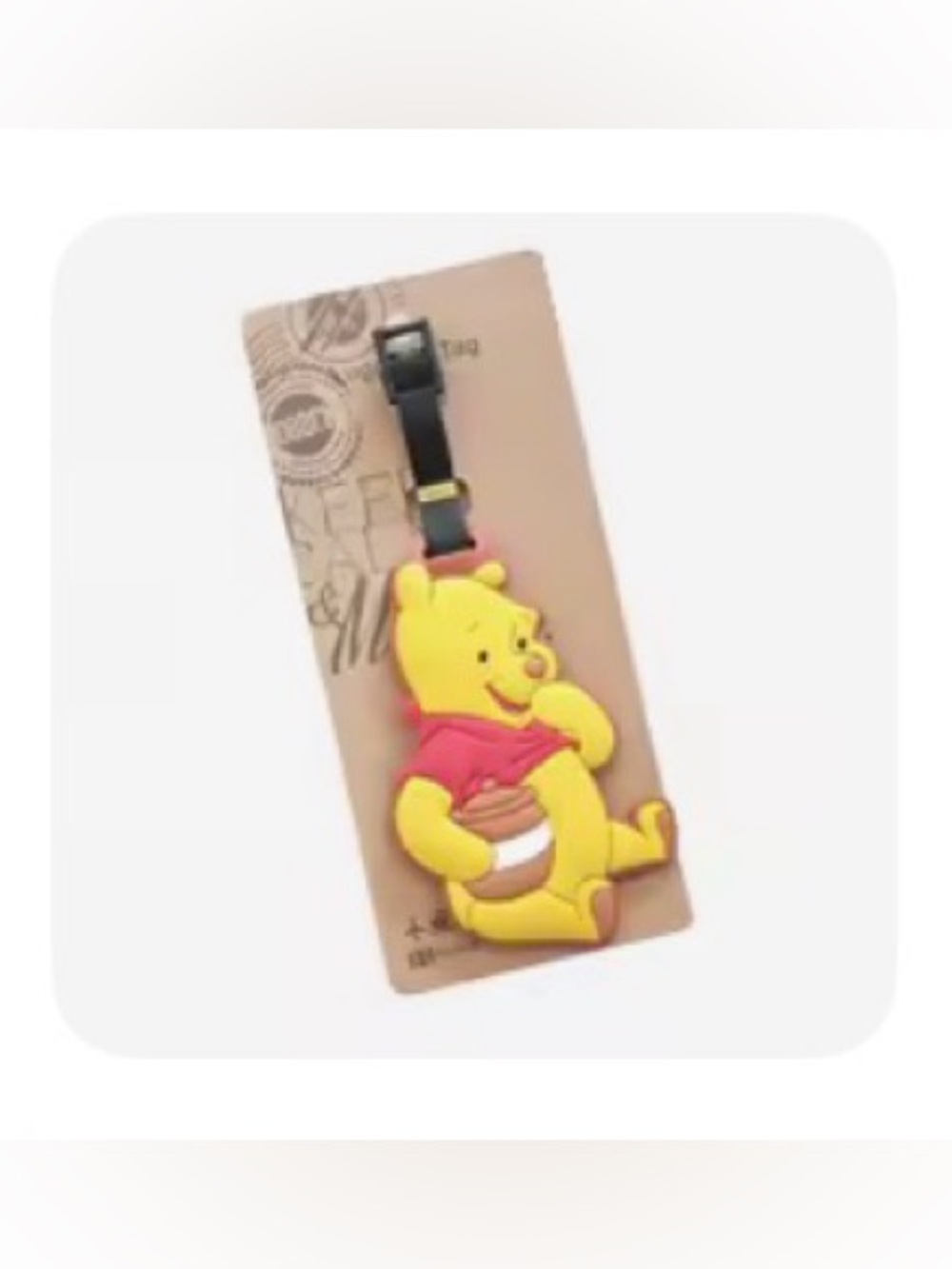 Winnie The Pooh Luggage Tag